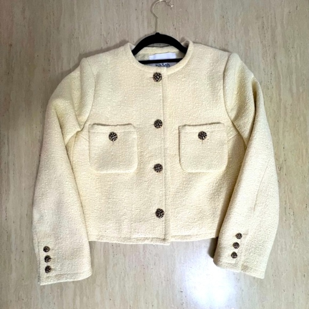 Ba&sh Meredith Jacket – Light Yellow– Small